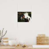 Bob Langrish | Drum Horse Headshot Poster (Küche)