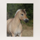 Bob Langrish | Fjord Pferd Stehend Headshot Puzzle (Vertikal)