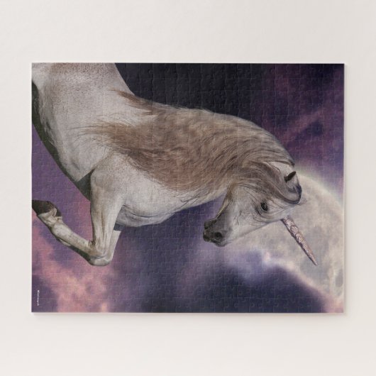 Bob Langrish | Graue Einhornzucht Puzzle (Horizontal)