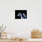 Bob Langrish | Grauer arabischer Headshot 3 Poster (Küche)