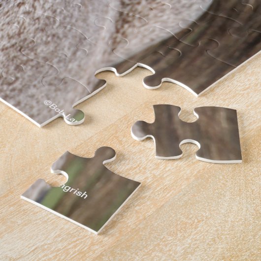 Bob Langrish | Grauer arabischer Kopfschuss Puzzle (Seite)