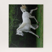 Bob Langrish | Grauer arabischer Running Puzzle (Vertikal)