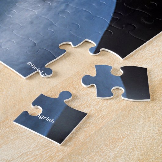 Bob Langrish | Grauer arabischer Stallion-Headshot Puzzle (Seite)