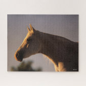 Bob Langrish | Grauer Stehender Backlit Headshot Puzzle (Horizontal)