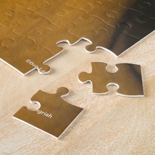 Bob Langrish | Graues arabisches Headshot in Sunse Puzzle (Seite)