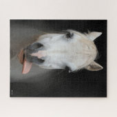 Bob Langrish | Grauwalisischer Pony mit Zunge raus Puzzle (Horizontal)