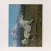 Bob Langrish Gray Arab Running Mountain Hintergrun Puzzle (Vertikal)