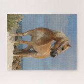 Bob Langrish | Haflinger Stehend am Strand Puzzle (Horizontal)