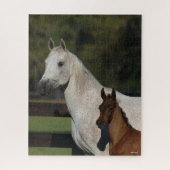 Bob Langrish | Headshot "Arab Mare and Foath" Puzzle (Vertikal)