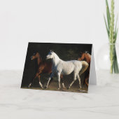 Bob Langrish | Herd Arab Mares Walking Karte (Vorderseite)