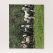 Bob Langrish | Herd der walisischen Ponys Stehend Puzzle (Vertikal)