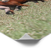 Bob Langrish | Herd Quarter Pferde Wandern Poster (Ecke)