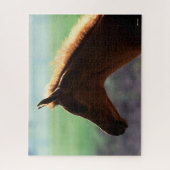 Bob Langrish | Kastanienfohlen-Hinterbeleuchtung K Puzzle (Vertikal)