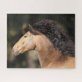 Bob Langrish | Lusitano Headshot Mane Flows Puzzle (Horizontal)