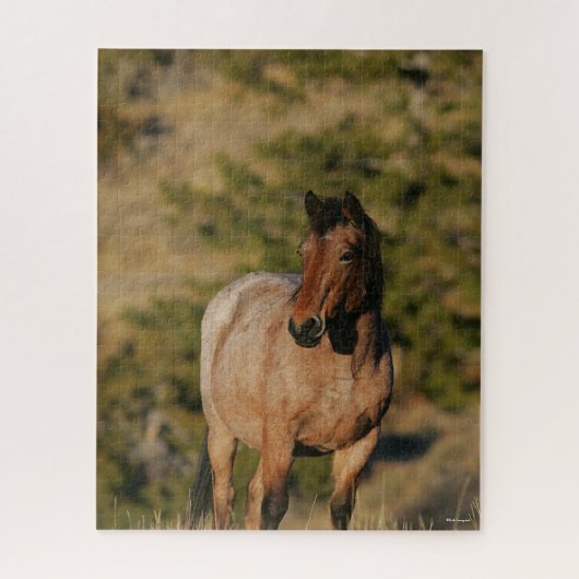 Bob Langrish | Mustang Horse Stehend Puzzle (Vertikal)