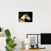 Bob Langrish | Paint Horse Headshot Poster (Heimbüro)