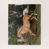 Bob Langrish | Palomino Lusitano Stallion Running Puzzle (Vertikal)