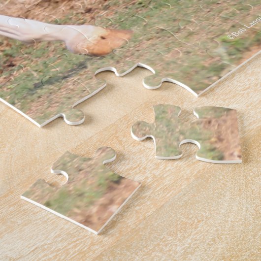 Bob Langrish | Palomino Morgan Pferderücken Puzzle (Seite)