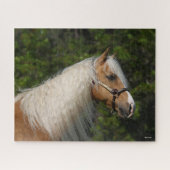 Bob Langrish | Palomino Quarter Horse Headshot Puzzle (Horizontal)