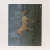 Bob Langrish | Palomino Tennessee Walker in Mist Puzzle (Vertikal)