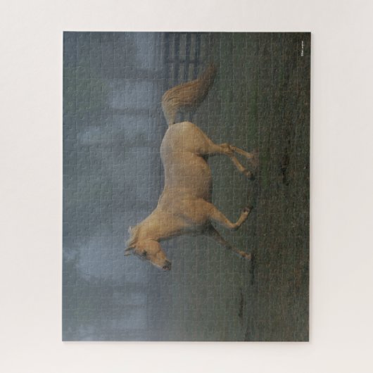 Bob Langrish | Palomino Tennessee Walker in Mist Puzzle (Vertikal)