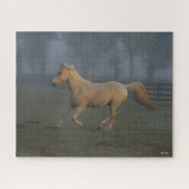 Bob Langrish | Palomino Tennessee Walker in Mist Puzzle (Horizontal)