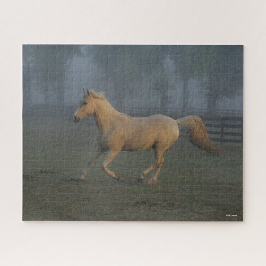 Bob Langrish | Palomino Tennessee Walker in Mist Puzzle (Horizontal)