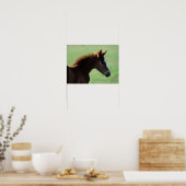 Bob Langrish | Quarter Horse Foal Backlit Poster (Küche)