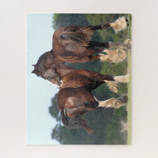 Bob Langrish | Reitpferde Puzzle (Vertikal)