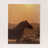 Bob Langrish | Rocky Mountain Horse Silhouette Puzzle (Vertikal)