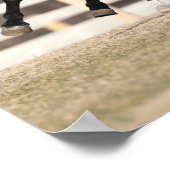 Bob Langrish | Schwarzandalusisches Pferderennen Poster (Ecke)