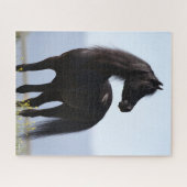 Bob Langrish | Schwarzer Arabischer Stalin Stehend Puzzle (Horizontal)