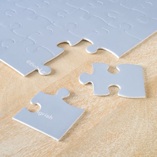 Bob Langrish | Schwarzer Arabischer Stallion-Heads Puzzle (Seite)