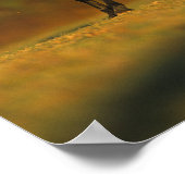 Bob Langrish | Schwarzer Friesier im Herbst Poster (Ecke)