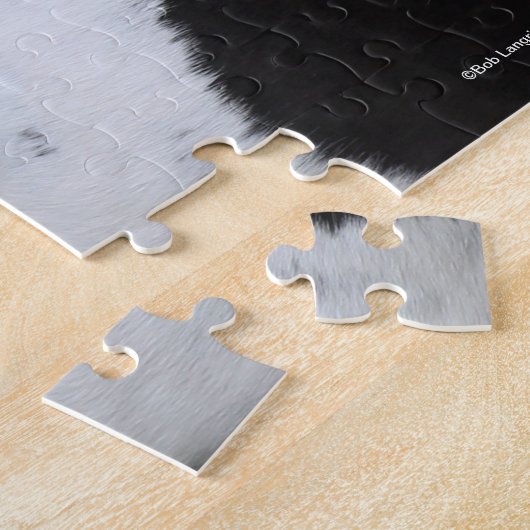 Bob Langrish Schwarzweiß-Weiß-Sinti und Roma-Vanne Puzzle (Seite)