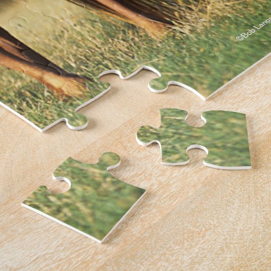 Bob Langrish Two Arabs Stehend in Field Puzzle (Seite)