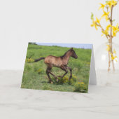 Bob Langrish | Vierteljahrspferd Karte (Gelbe Blume)