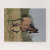 Bob Langrish | Viertelpferd in Blume Puzzle (Horizontal)