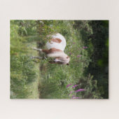 Bob Langrish | Von Blume Stehendes Shetland Pony Puzzle (Horizontal)