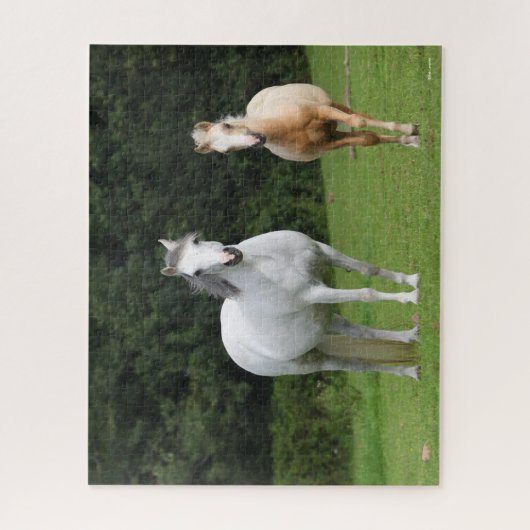 Bob Langrish | Walisische Pony Mare und Foal Puzzle (Vertikal)