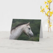 Bob Langrish | Welsh Section A Pony Headshot Karte (Gelbe Blume)