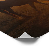 Bob Langrish zwei Araber Stehend in Nebel bei Sonn Poster (Ecke)