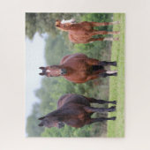 Bob Langrish | Zwei mit Foal Stehende walisische P Puzzle (Vertikal)