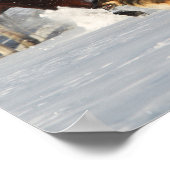 Bob Langrish | Zwei Morganpferde und Hunde im Schn Poster (Ecke)