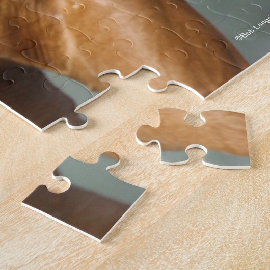 Bob Langrish | Zwei Pferdeköpfe zusammen Puzzle (Seite)