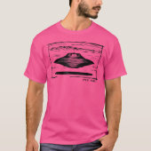 Bob Lazar Sportmodell Uap Ufo T-Shirt (Vorderseite)