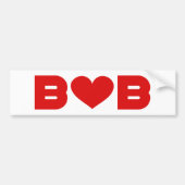 Bob Liebe Autoaufkleber (Vorne)