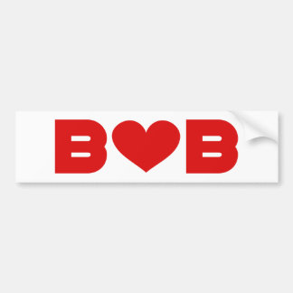 Bob Liebe Autoaufkleber