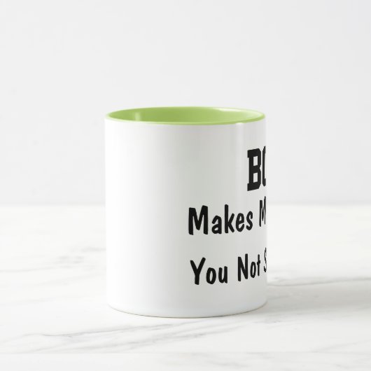 Bob macht mich glücklich tasse (Zentrum)