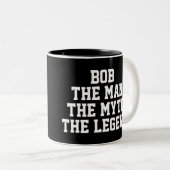 Bob: Mann, Myth, Legende, Schwarz Zweifarbige Tasse (VorderseiteRechts)